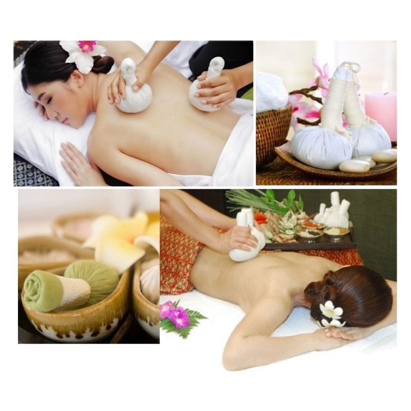 Thai Herbal Warm Moxibustion Massage Ball