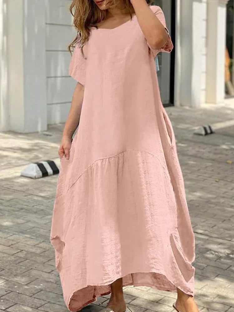 Cotton Linen Dress