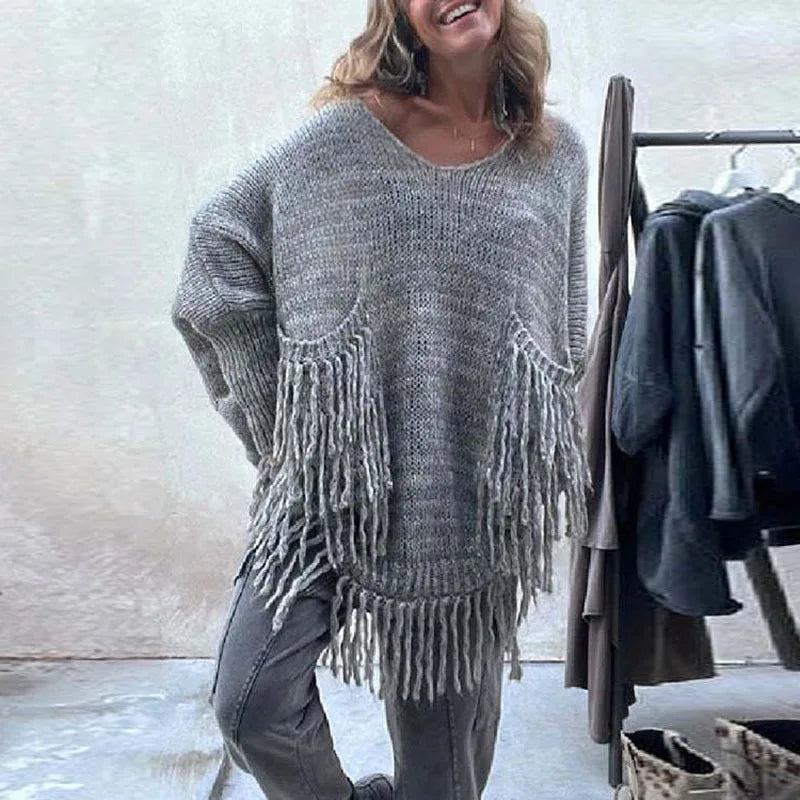 Tassel Knitted Sweater