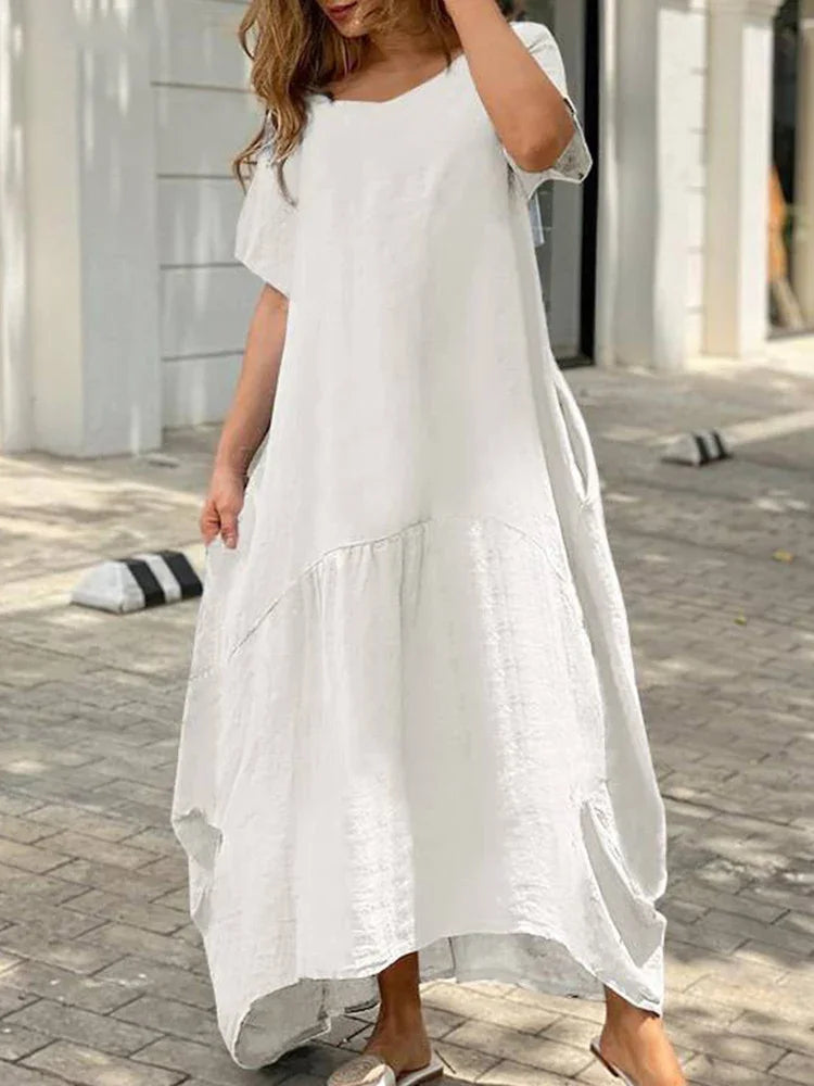 Cotton Linen Dress