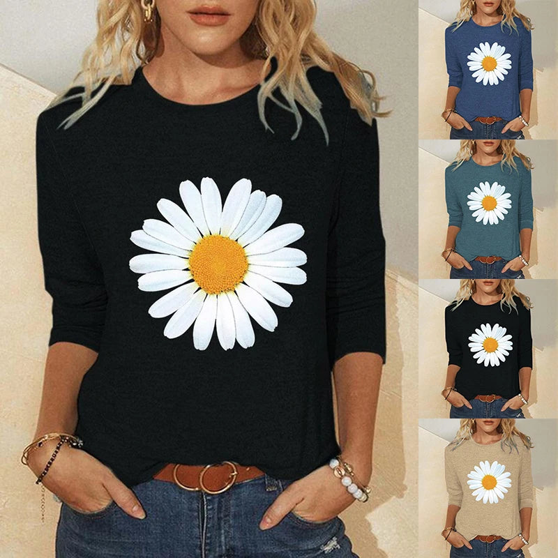 Vintage Daisy Flower Print