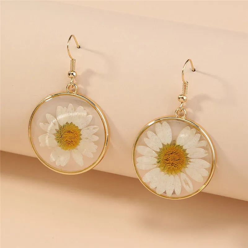 Dried Flower Earrings